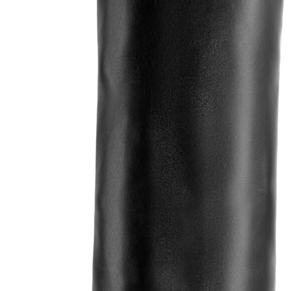 Women's Rubber Open Toe Boots Flip Flop Knee High Sandals Stiletto Heel - Picture 2 of 5